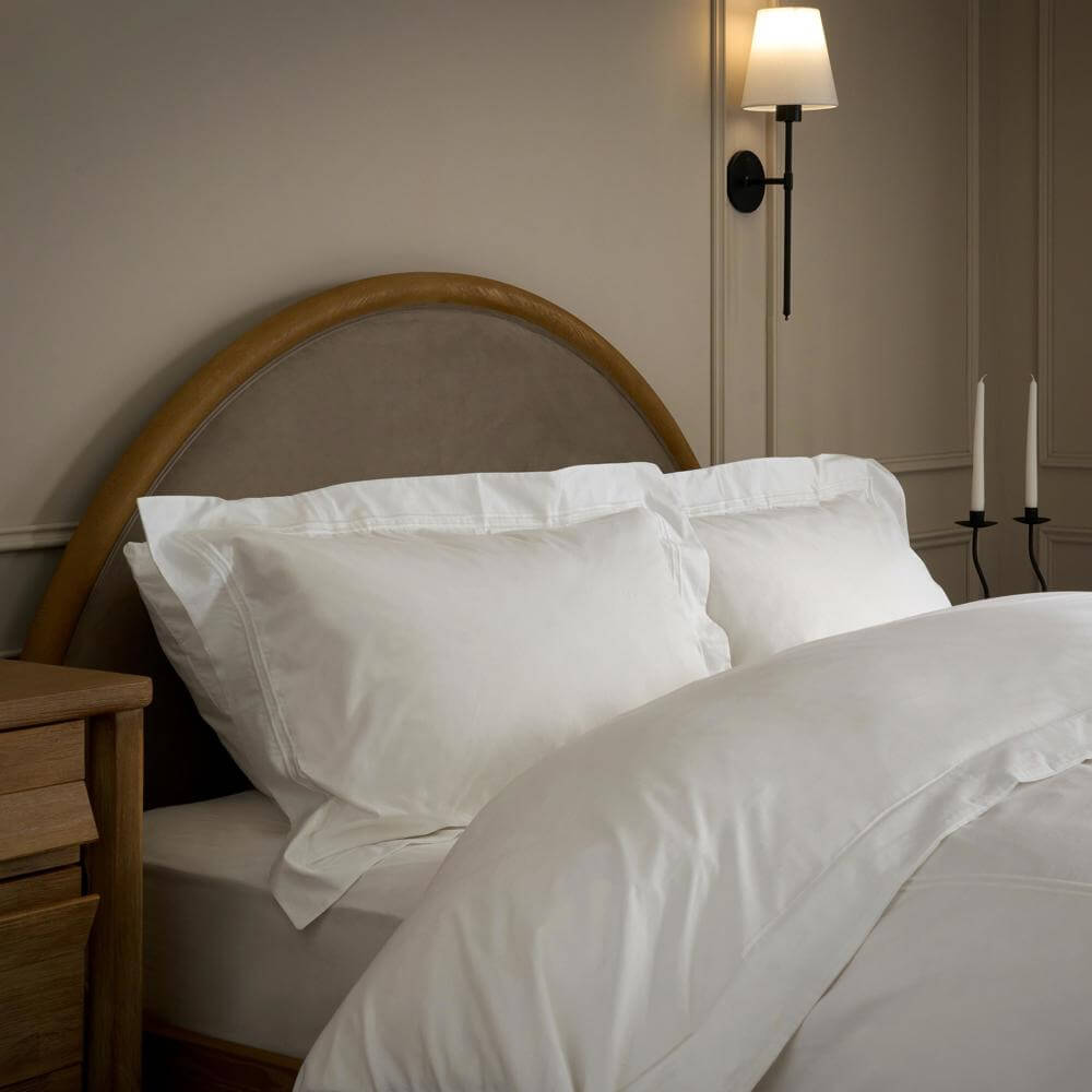 Langham Double Row Cord Pillowcase Pair